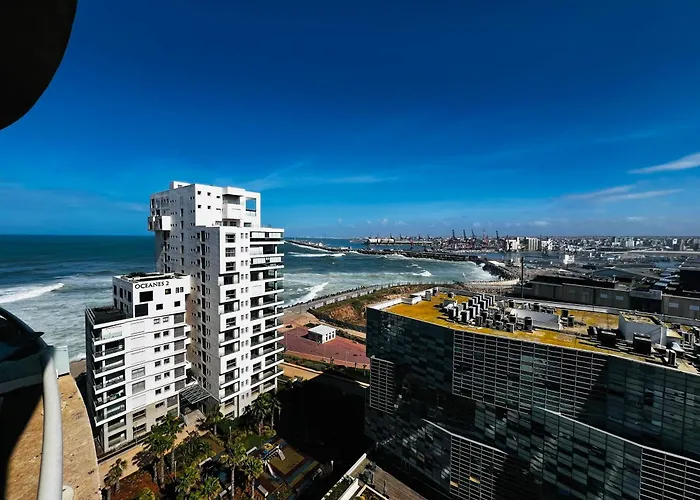 Magnifique Appartement Pleine Vue Mer Marina Casablanca